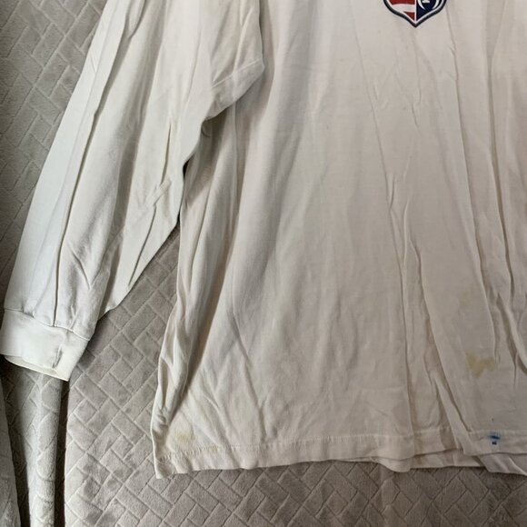 Phat Farm Mens XL T-Shirt White Long Sleeve Vintage Y2K Logo Graphic Street Wear - Picture 3 of 15